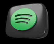 spotify 3d icon free.png.png from spoty