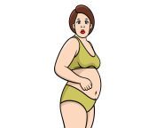 fat woman fat belly chubby obese woman woman with fat belly belly of women a woman s body with belly fat plus size woman clip art cartoon illustration weight loss concept vector.jpg from and woman xxxइ com