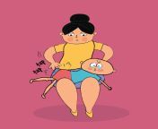 mother disciplining kid by spanking him illustration vector.jpg from draw mother spanked