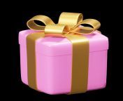 realistic 3d gift box cutout free.png.png from 3d gift