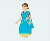 south indian young lady on white background free vector.jpg from marathi local village saree pg sexi india
