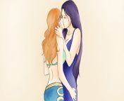 one piece full 2339244.jpg from nami and nico robin kissing