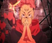 sukuna uses his domain expansion in jujutsu kaisen.jpg from sucona