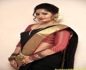 actressalbum com madhavi latha navel hip show stills in black saree 5.jpg from hot surekha reddy black saree romance