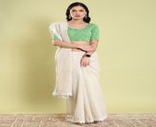 salwar studio printed cotton readymade saree blouse 5.jpg from desi saree salwar