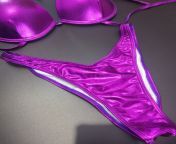 wowmen s purple show bodybuilding competition bikini contest suit with chest pads.jpg from micro bikini contest
