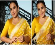 vidya balan yellow saree jpgsize1200675 from vidha balan saree nude