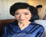 asian mother of groom mil mob natural makeup artist short wavy down hair style by angela tam team 1 3 scaled.jpg from asían short hair