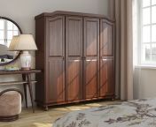 kyle 4 door solid wood wardrobe armoire.jpg from wardobe