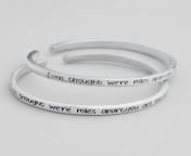 quote bangle bracelet an6179s 6.jpg from saying bangle