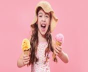 medalling ice cream girl.jpg from little with cream