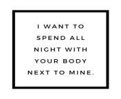 i want your body next to mine.jpg from clear husband dirty talk