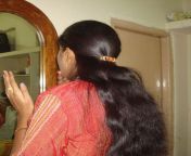 oiled long hair girl doing her make over.jpg from long hair indian gals sex