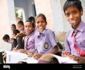 primary school students in uniform attend school together and study with textbooks and writing instruments in bihar india 2cc5r2m.jpg from primary school sex video bihar xxx xx