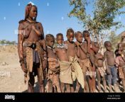 himba women and children in kaokoveld the tribal village namibia africa 2amfjjc.jpg from african sexi tribal womantamil actress namitha nude xxx s