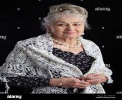 portrait of a ninety year old woman beautiful old lady luxurious grandmother on a black background elderly beauty the gray haired well groomed pen 2at837f.jpg from old and beauty full