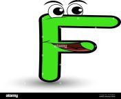 funny hand drawn cartoon styled font colorful letter f with smiling face vector alphabet illustration isolated on white good for kids learning activi 2c8nb9d.jpg from funny f