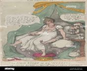 thomas rowlandson the first night of my wedding or little boney no match for an arch dutchess teggs caricatures thomas rowlandson british london 17571827 london april 25 1810 hand colored etching sheet 12 1516 9 14 in 328 235 cm prints 2b0ktpf.jpg from 18 first night