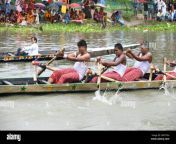 kolkata west bengal india 6th sep 2023 traditional 8th annual boat race festival in the sundarbans on the thakuran river also called jamira in the sundarbans with thousands of cheering locals at betberia ghola about 50 km distance from kolkata where six 60 ft long boats participating with 9 boatmen each that organised by the villagers of ramamari and gobramari south 24 parganas west bengal credit image biswarup gangulypacific press via zuma press wire editorial usage only not for commercial usage 2rr770h.jpg from thakuran