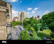 view of 110th street and central park in harlem manhattan new york city mx57cr.jpg from 110th