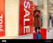 young woman no more money for shopping at shopping mall m1w4ex.jpg from shopping mall no money