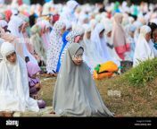 bogor indonesia 22nd aug 2018 indonesian muslim prayer during the eid al adha holy festival at bogor agricultural university ipb bogor west java indonesia eid al adha is the holiest day of two muslim holidays celebrated every year marking the annual muslim pilgrimage hajj to visit mecca the holiest place in islam muslims slaughter sacrificial animals and divide meat for families friends and poor people in need credit adriana adinandrapacific pressalamy live news pfx0bb.jpg from indonesia muslim idda