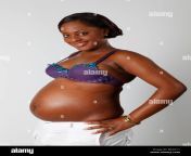 pretty black girl heavily pregnant showing off her belly bag1c1.jpg from preggo ebony