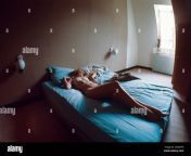 naked sleeping young woman on bed cn0mtn.jpg from young nude asleep