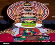 traditional kathakali performer with green make up known as a pacha c1nxd2.jpg from boudir pacha