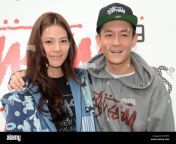 edison chen attended fashion brand activity in taipeitaiwan china d53tph.jpg from edison chen and a group of female