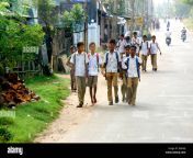 indian village boys going to schoolindiaasiasouth india da04xj.jpg from indian desi villege school outdoor