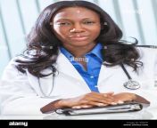 african american black female medical doctor in a hospital office dej07e.jpg from black doctornurse porn african teens forced
