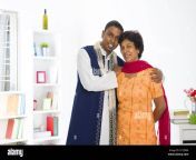 indian punjabi mother and son lifestyle photo in traditional dress d12drm.jpg from punjabi mom sun