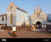 india odisha brahmapur berhampur railway station with mosaic facade ecjf2w.jpg from odisha berhampur b