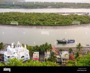 view of kajali river kajali mangroves and adampur jama masjid ratnagiri f3ck12.jpg from kajali images com