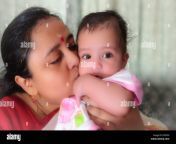 portrait of a happy family bengali mother with sweet little son sharing f0px5h.jpg from bengali kolkata mom son 3x 3gp sex video father in law sex daught
