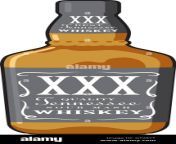 whiskey bottle vector illustration with xxx on label easy to edit gt28yt.jpg from www xxx picndrink
