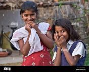 shy girls in the village of rohaniya india hwfpa4.jpg from desi cute village shy