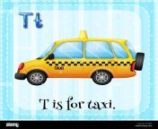 illustration of a letter t is for taxi ken6r8.jpg from fortaxi