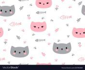 cute seamless pattern with hand drawn cats vector 20796369.jpg from 20796369 jpg