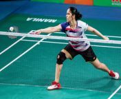 india saina nehwal during womens singles against wang zhiyi of china at badminton asia championships.jpg from nehwal jpg