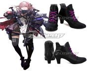 girls frontline ar15 black pink cosplay shoes.jpg from heroing xxxx