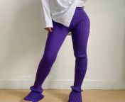 1 buy women ravei knitted flared leggings purple jpgv1667455046 from सींग का बना हुआ राजस्थानी काकी वनिता ravei स्वयं खेल रहे हैं उसक