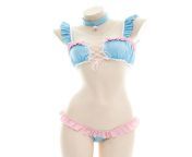 sweet lolita pink blue ruffle bikini cro main 1 1 1024x1024 jpgv1646662564 from sissy cro