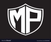 mp logo monogram with shield shape isolated vector 29629005.jpg from mp www