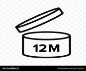 12m icon cosmetic open month life shelf vector 24430570.jpg from 12m
