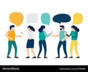 group of people talk to each other with speech vector 23790661.jpg from talk