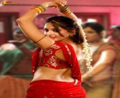 sexy back anushka shetty in red saree vedam c jpgw683 from www anushka photos c
