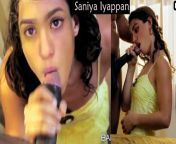 saniya iyappan sucking huge black cock without condom deepfake blowjob video.jpg from saniya xxx fuckingm hindi sexual videos