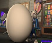 1636817334 retrothegempony judy hopps inflating her belly.jpg from belly inflation balloon